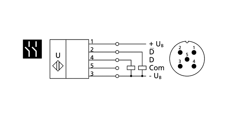 microsonic超聲波傳感器ucs-15系列接線圖